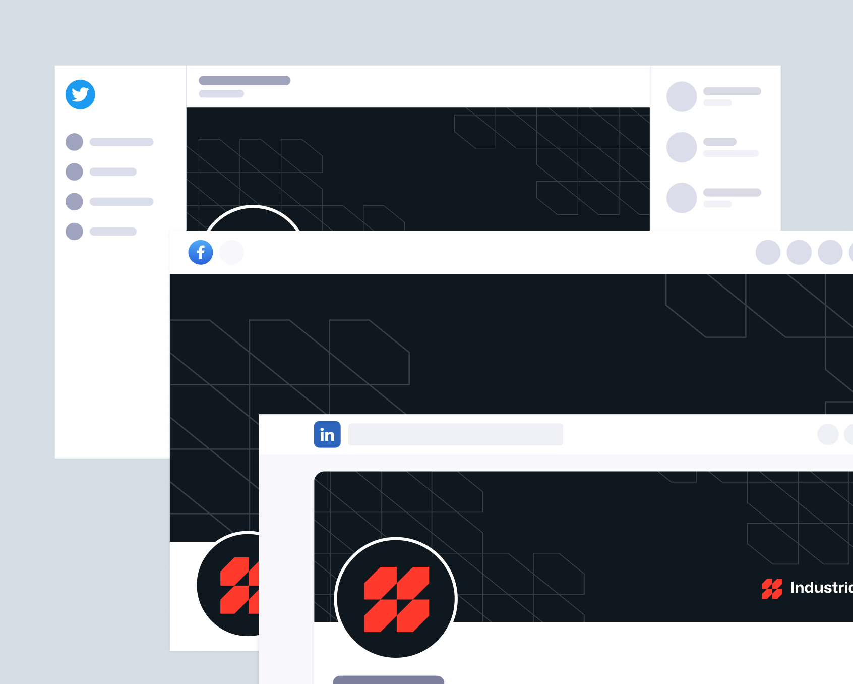 Industrial X - Social Media Assets - Metallurgical Webflow Template